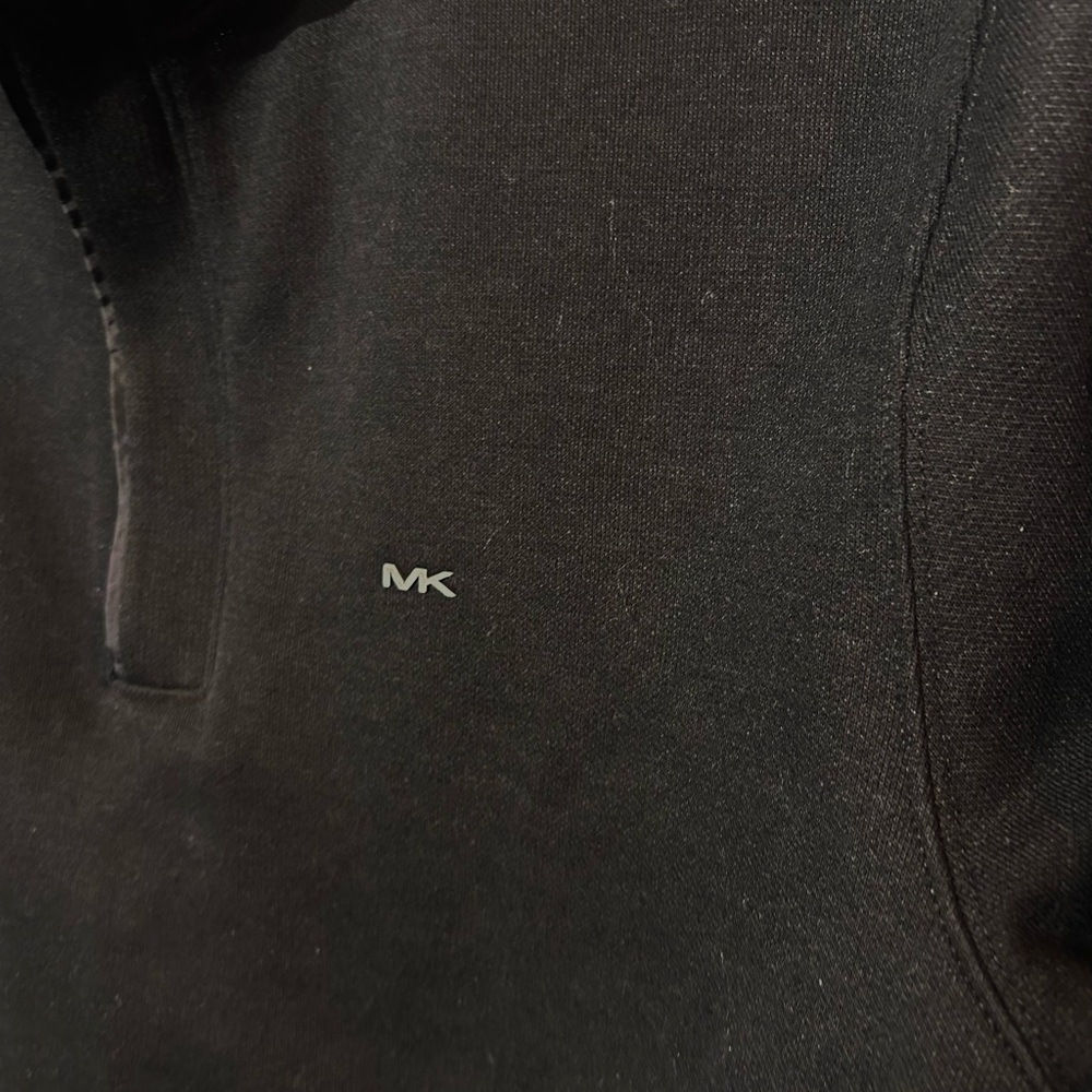 Michael Michael Kors Men’s Black Quarter Zip Pullover Size Small - Picture 5 of 5